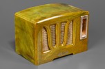 Marbelized Green RCA RC-350 ’Tulip-Grill’ Catalin Radio